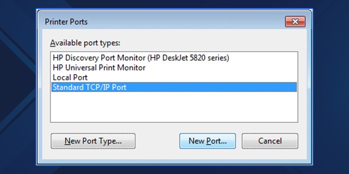 Standard TCP/ IP Port 