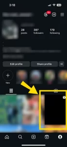 Pick a particular post in your profile that you wish to collaborate with the collaborator on.