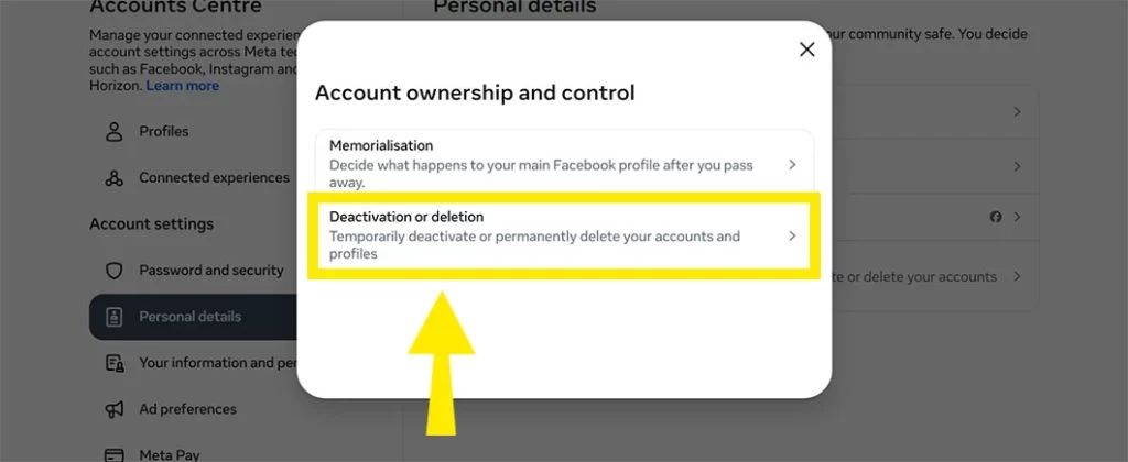 Account ownership and control