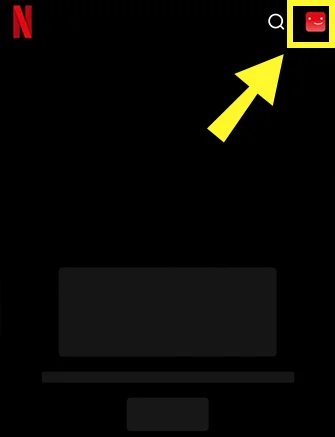 Tap your account profile 