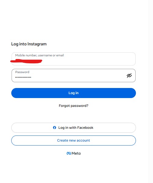 login to my Instagram account