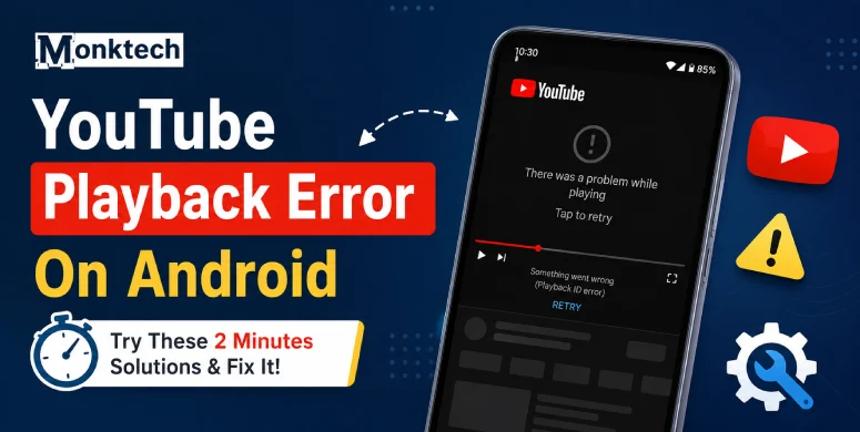 YouTube Playback Error On Android – Try The 2 Minutes Solutions And Fix It!