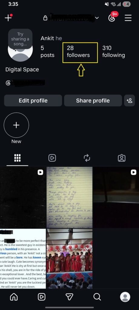 tap follower icon